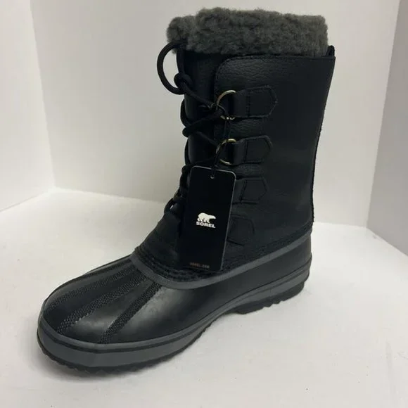Sorel Men's 1964 PAC Leather Winter Boots Black, Size M